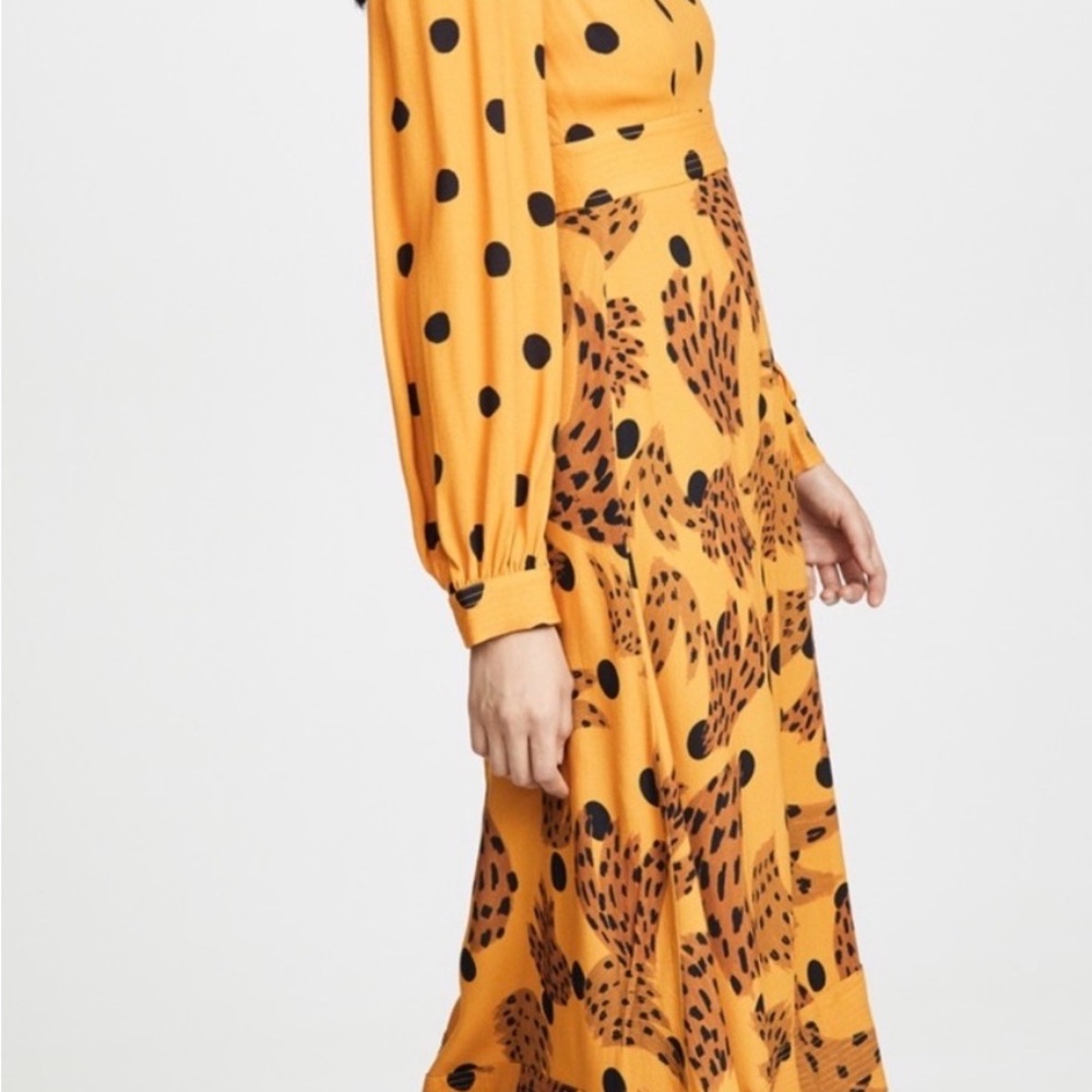 Farm Rio Caramel Banana Dress, Size XS - Picture 5 of 7
